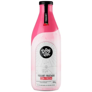 Yogurt DANLAC Frutado de Fresa Botella 900g