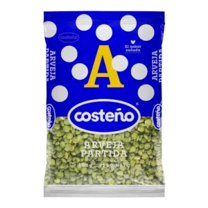 Arveja Verde Partida Costeño 500G