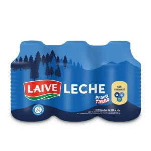Leche Laive Practi Tarro Botella 390G P Six pack
