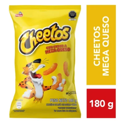 Piqueos Horneados CHEETOS Mega Queso Bolsa 200g