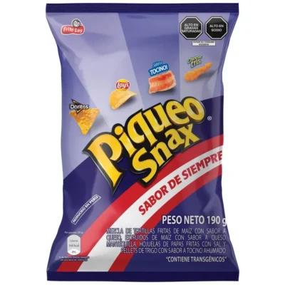 Snacks de Papa Maíz y Trigo PIQUEO SNAX Bolsa 200g